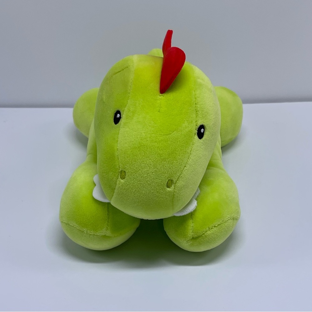 Animal Adventure Small Green Dinosaur Plush 8”Soft Stuffed Toy